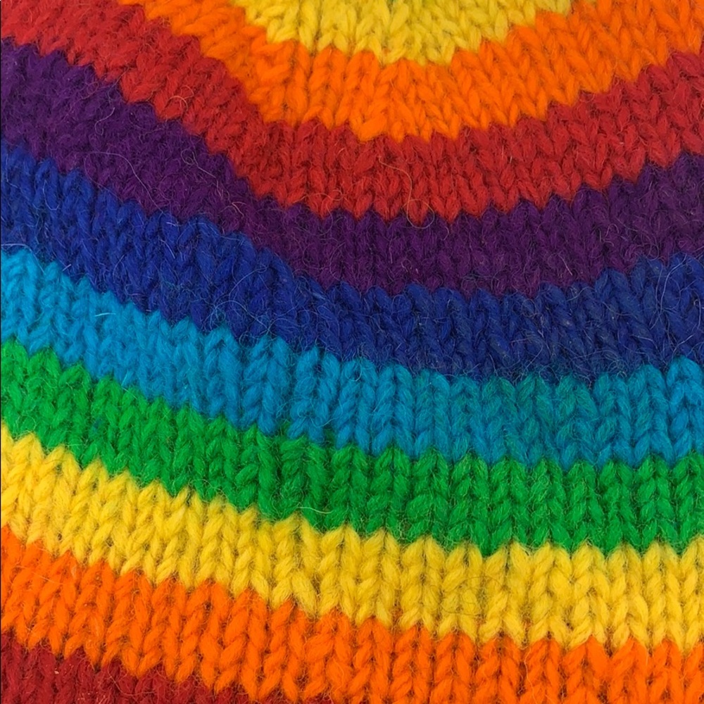 Hot Sale!!!Handmade Rainbow π hat - Picture 5 of 16
